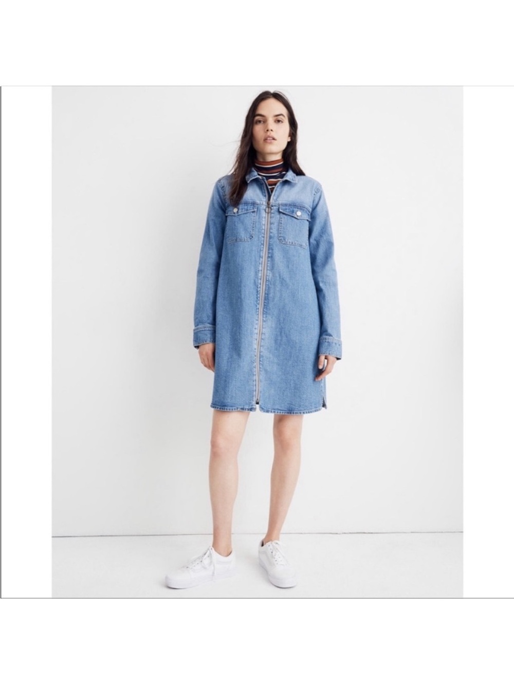 Madewell Light Blue Denim Dress